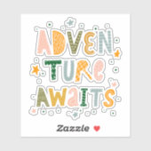 Awages voor avontuur sticker (Vel)