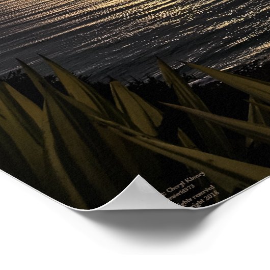 Awake O Morning Psaum 5:3 Poster de la Matte Sunri (Coin)