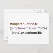 awakefromNib Briefkaart (Voorkant / Achterkant)