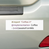 awakefromNib Bumpersticker (Op auto)