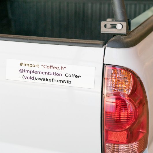 awakefromNib Bumpersticker (Op Truck)