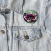 Awaken Lotus Fleur Photo Badge Ronde (En situation)