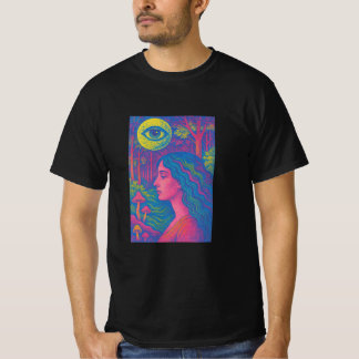 Awakening Vision - Psychedelic Forest Muse T-shirt