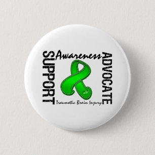 Awareness Advocate traumatic Brain Injury Ronde Button 5,7 Cm