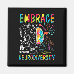 Awareness Assemblée Neurodiversity Man Wo Magneet