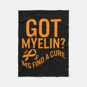Awareness Got Myelin Vind genezing van multiple sc Fleece Deken