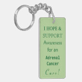 Awareness Green Ribbon Sleutelhanger (Voorkant Links)