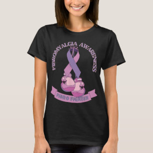 Awareness Lint Bokshandschoenen Fibro Fighter T-shirt