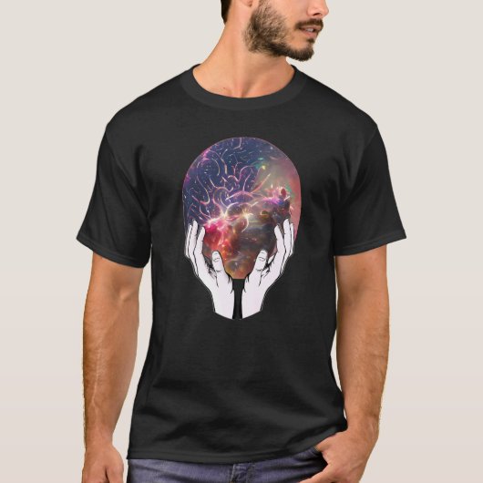Awareness Love Heart Brain Coherence Mediation T-shirt (Voorkant)