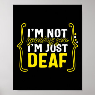 Awareness Month ASL Taalondersteuning niet negeren Poster