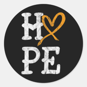 Awareness Month Hope Blood Cancer 2 Ronde Sticker
