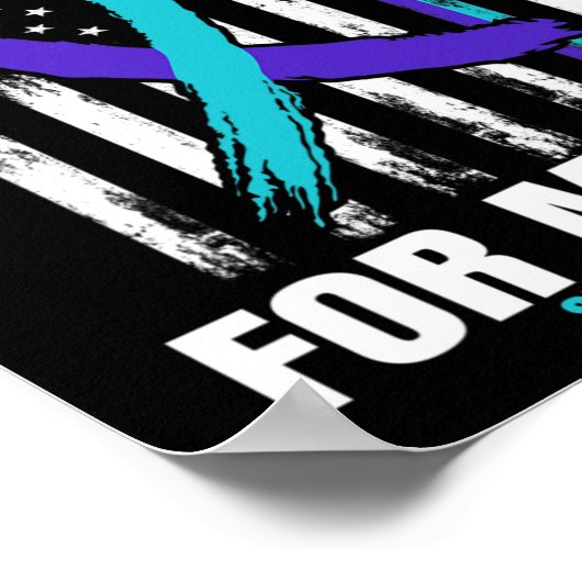 Awareness Preventie Papa Vrouwen Mannen Amerikaans Poster (Hoek)