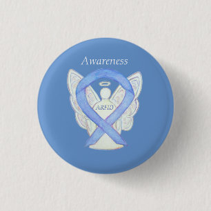 Awareness Ribbon Angel Pin Ronde Button 3,2 Cm