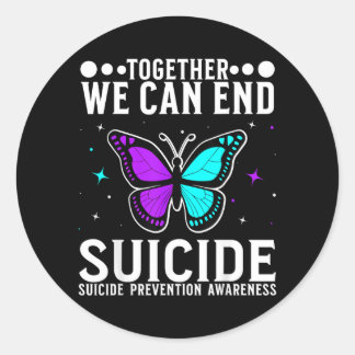 Awareness Support Prevention Awareness Women Ronde Sticker