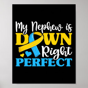 Awareness van Trisomy Neef Down Syndrome Poster