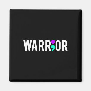 Awareness Warrior Design Gift voor mentale gezondh Magneet