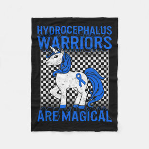 Awareness Warriors zijn magische eenhoorn hydroce Fleece Deken