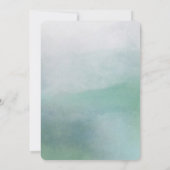 Awash Elegant Aquarelle Bridal Show Invitation (Dos)