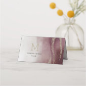 Awash Elegant Waterverf Cranberry Tafelnummer (Achterkant)