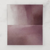 Awash Elegant Waterverf Cranberry Tafelnummer (Binnenkant ongevouwen)