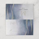 Awash Elegante Waterverf in Surven Tafelnummer (Buitenkant ongevouwen)