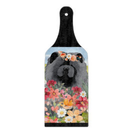 AWASH IN LICHT Zwart - Blue Chow Dog Snijplank