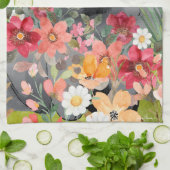 AWASH IN LICHT Zwart - Blue Chow Dog Theedoek (Gevouwen)