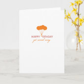 Away Birthday Kaart ophalen (Gele Bloem)