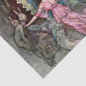 "Away Down under" door Warwick Goble Tissuepapier (Detail)