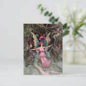 “Away Down Under” van Warwick Goble Briefkaart (Staand voorkant)