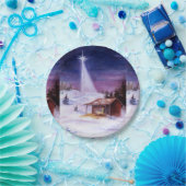 Away in een Manger Papieren Bordje (Feest)