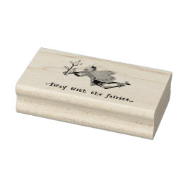 Away With the Fairies Rubber Stamp  Rubberstempel