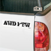 AWD FTW BUMPERSTICKER (Op Truck)
