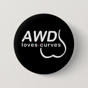 AWD houdt van de Button van Krommen