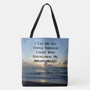 AWE-INSPIRING PHILIPPIANS 4:13 GROENE SCRIPTUUR DRAAGTAS