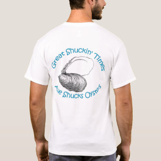 Awe Shucks Oysters Logo Shirtt - Mannen T-shirt
