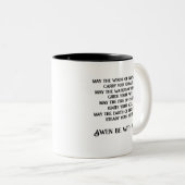 Awen Bienheureux Café Mug (Devant droit)