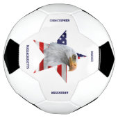 Awesome Bald Eagle, Drapeau Américain, Star (Tourné)