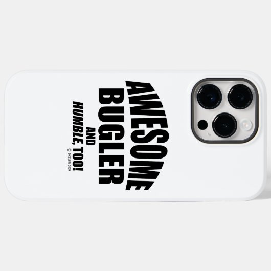 Awesome Bugler Coque-Mate coque iphone (Verso (horizontal))