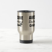 Awesome Dachshund Papa Voyage Acier Inoxydable Mug (Centre)