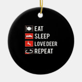 Awesome Deer Lover Creative Modern Design Ornament (Voorkant)