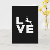Awesome Deer Lover Trendy AestFolded Greeting Card Kaart (Gele Bloem)