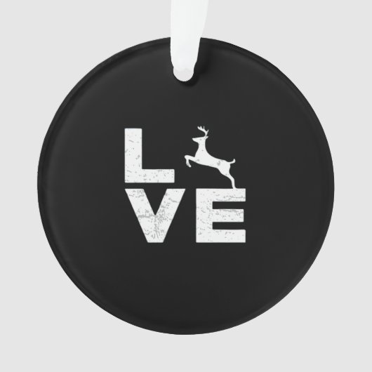 Awesome Deer Lover Trendy AesthetiAcrylic Ornament (devant)