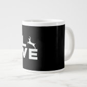 Awesome Deer Lover Trendy Aesthetic Design Extra Grote Beker (Voorkant rechts)