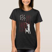 Awesome Duck Hunting American Flag Duck Hunters M T-shirt (Voorkant)