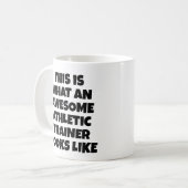 Awesome entraînement sportif Mug (Devant gauche)