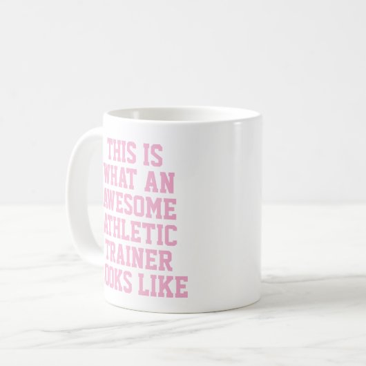 Awesome entraînement sportif Mug (Devant gauche)