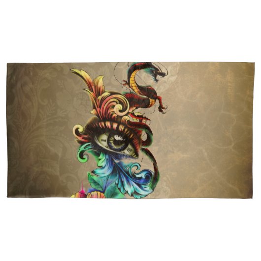 Awesome eye kussensloop (Voorkant-Links)