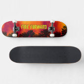 Awesome Fire Forward Fire Skateboard (Horz)
