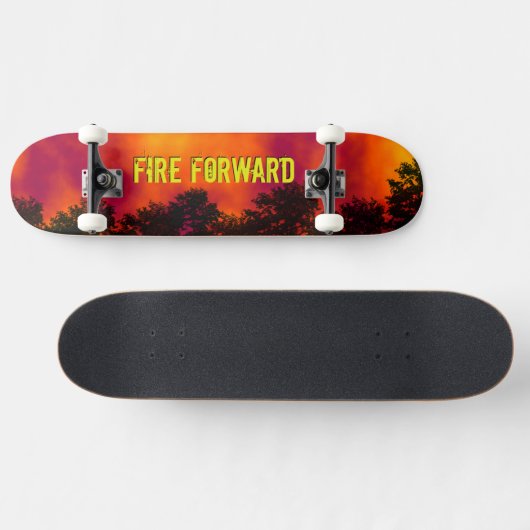 Awesome Fire Forward Fire Skateboard (Horz)